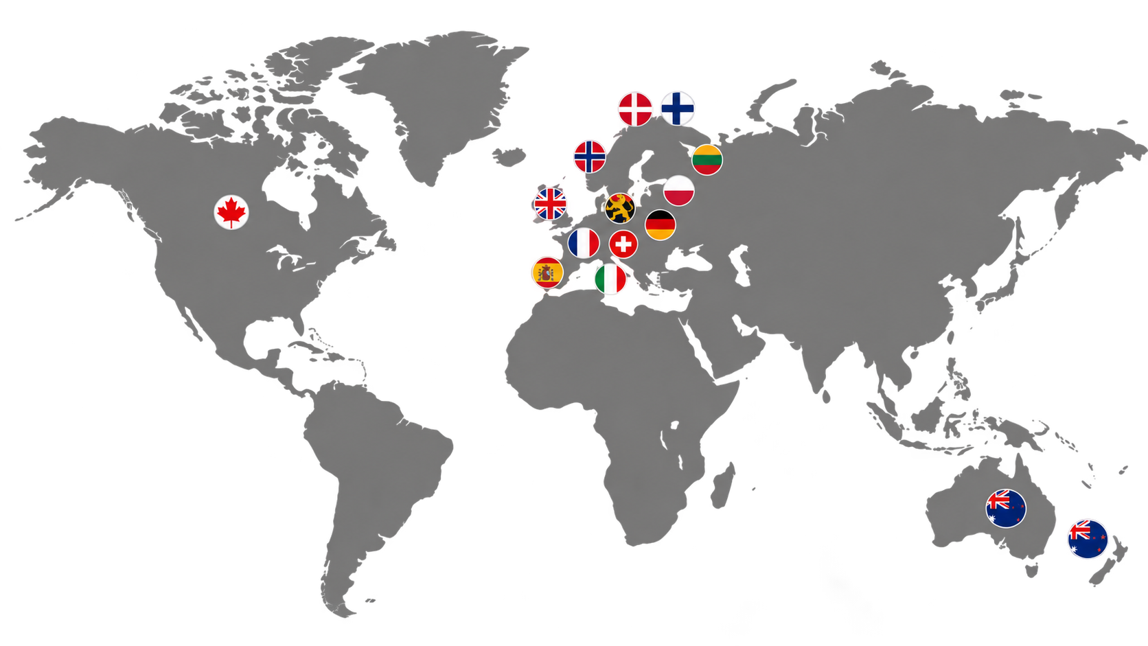 MSSI – MFMD International Distributor Map